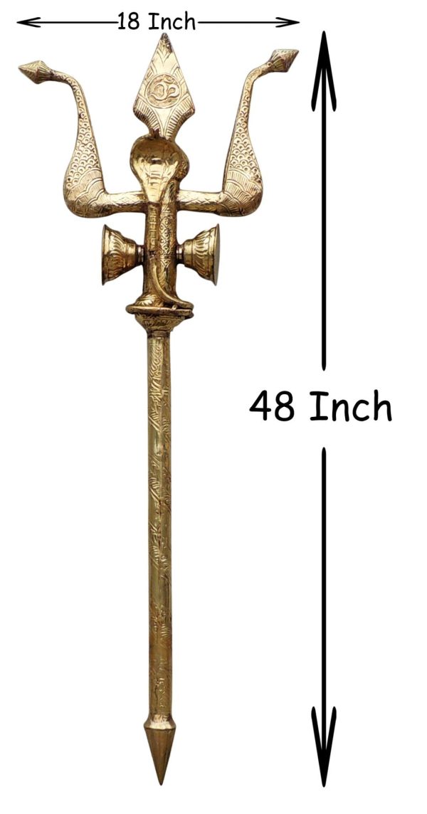 Brass Trishul (ZMAS138 T)