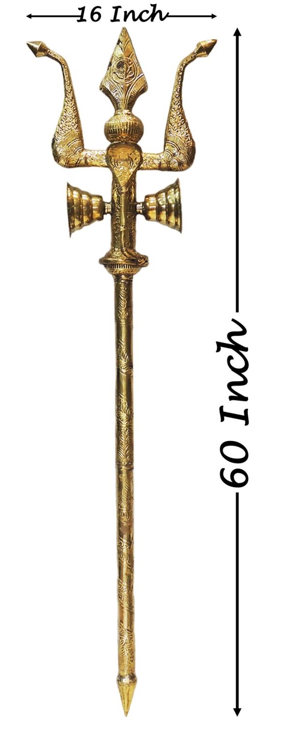 Brass Trishul (ZMAS138 U)