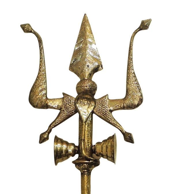 Brass Trishul (ZMAS138 Y) - Image 2