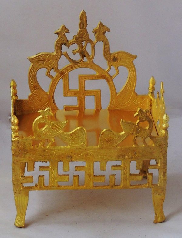 Brass Shingasan Dhalai For God Idol (ZMAS324 G)