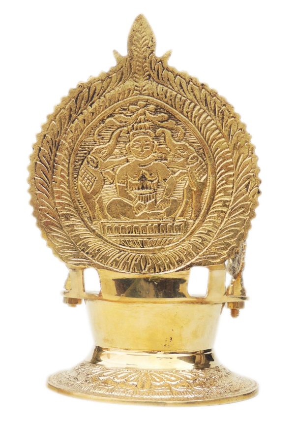 Brass Table Decor Oil Lamp Kamakshi Deepak (ZMAS392 M) - Image 3