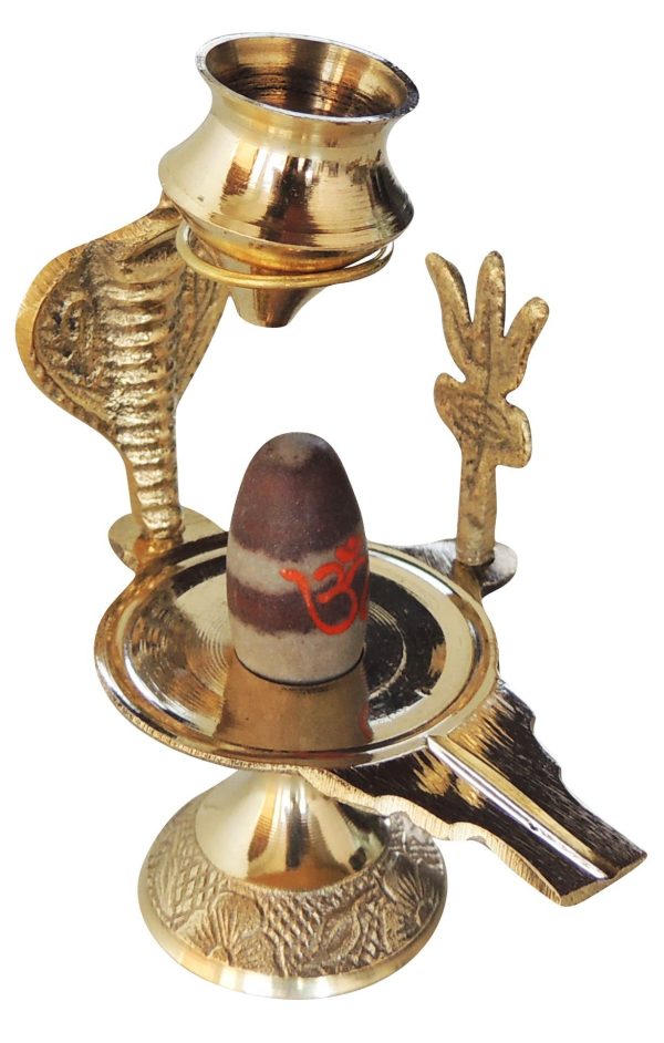 Brass Nav Dev Shiv Ling No. 1 (ZMAS464 B) - Image 2