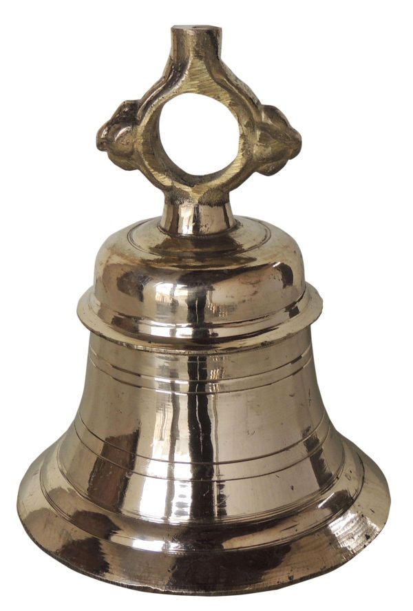 Brass Temple Hanging Bell ,Ghanta (ZMAS493 G) - Image 2