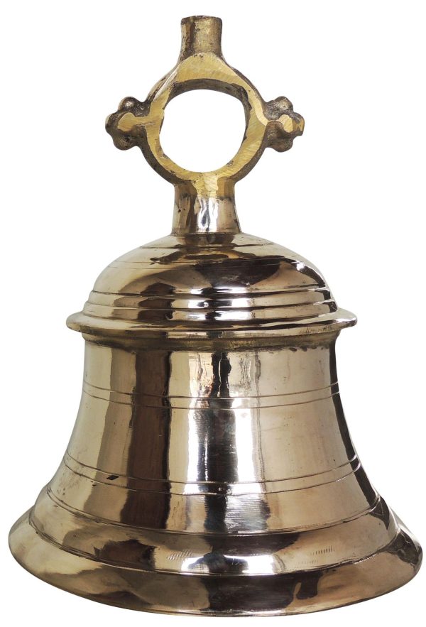 Brass Temple Hanging Bell, Ghanta (ZMAS493 M) - Image 2