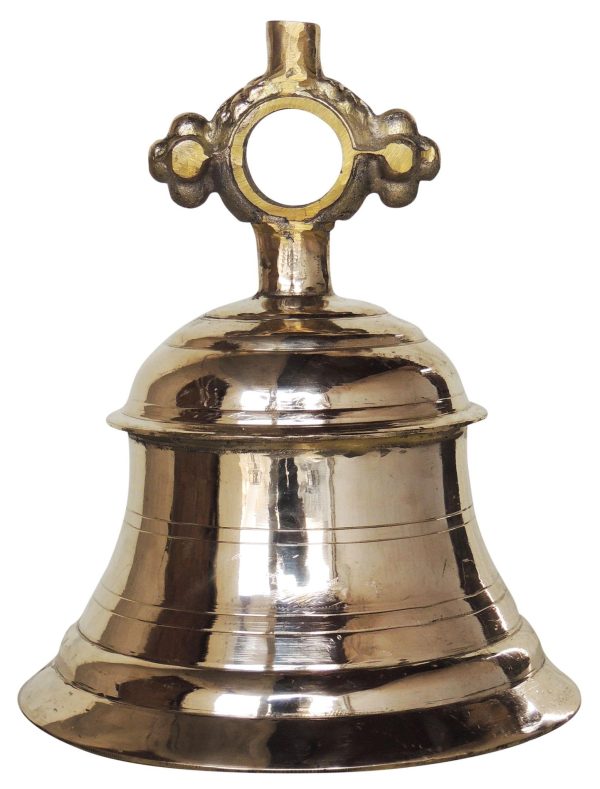 Brass Temple Hanging Bell ,Ghanta (ZMAS493 N) - Image 2