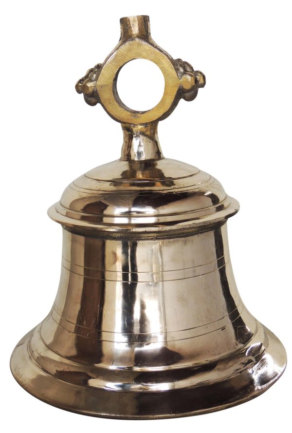 Brass Temple Hanging Bell, Ghanta [15 Kg] (ZMAS493 P) - Image 2