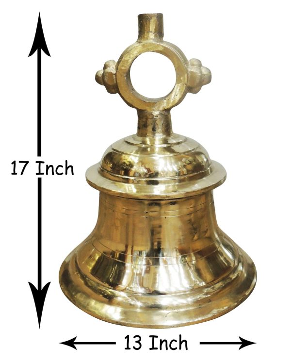 Brass Temple Heavy Weight Ghanta (ZMAS493 R)