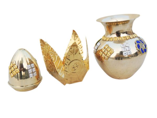 Brass Kalash, 650 Ml (ZMAS496 D) - Image 3